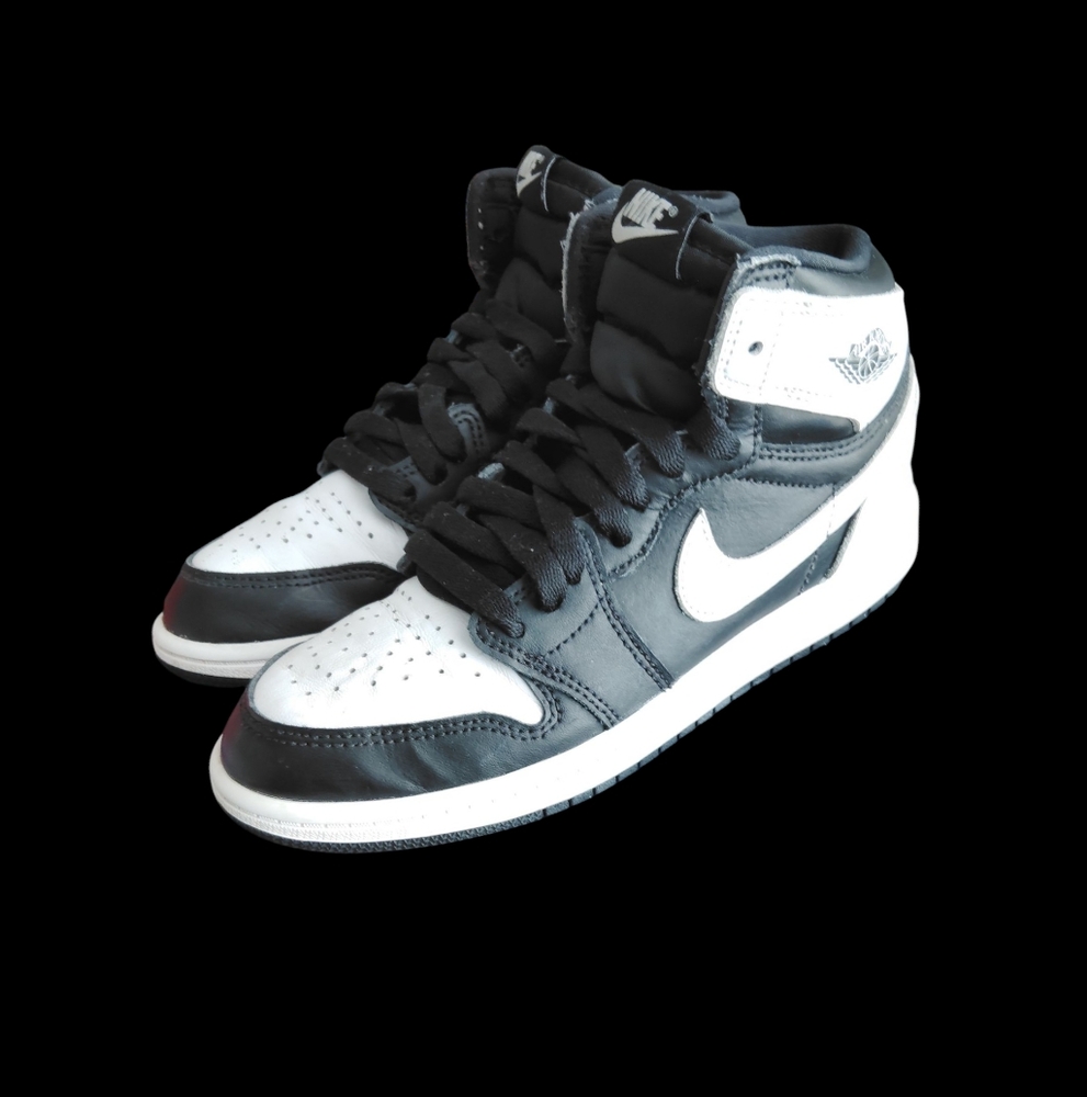 Nike Kids Black and White High-Top Sneakers